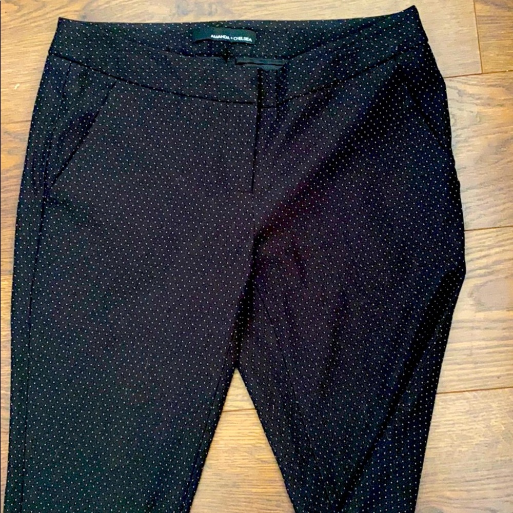 Amanda + Chelsea polka dot Capri pants size 0